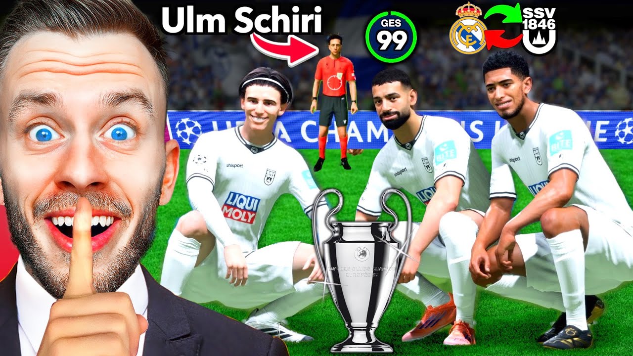 Das Video endet, wenn ich 3. LIGIST ULM zum CHAMPIONS LEAGUE SIEG geschummelt habe! 🤫🏆