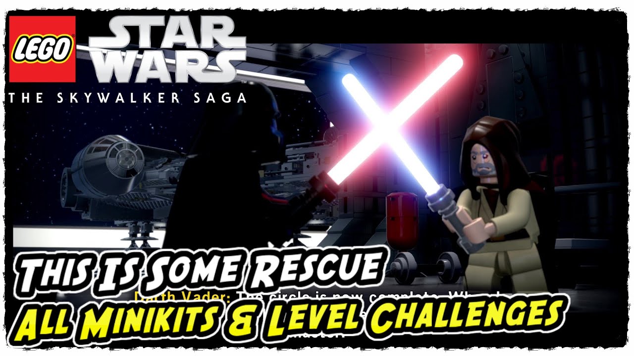 Lego Skywalker Saga Это немного спасения. Все мини-наборы и испытания уровней.