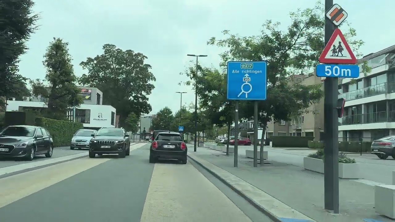 Leaving Waregem, Belgium | Scenic Drive After a Photoshoot, POV Dashcam #driving