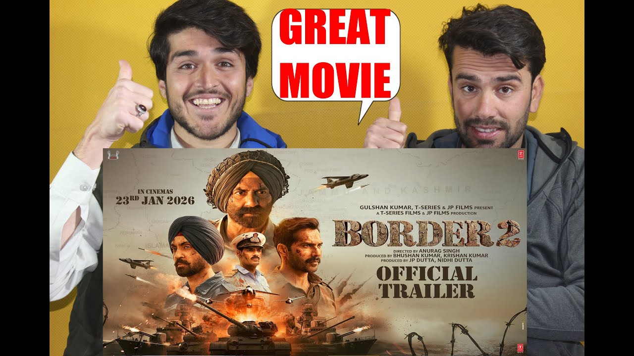 BORDER 2 (Trailer)  Sunny Deol, Varun, Diljit, Ahan  Anurag S  JP Dutta, Bhushan K AFGHAN REACTION
