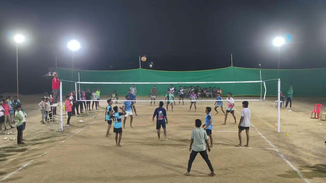 Koratti 10K Tournament 🔥 கைப்பந்து village boys playing #volleyball #highlights #nanbantamil #viral 
