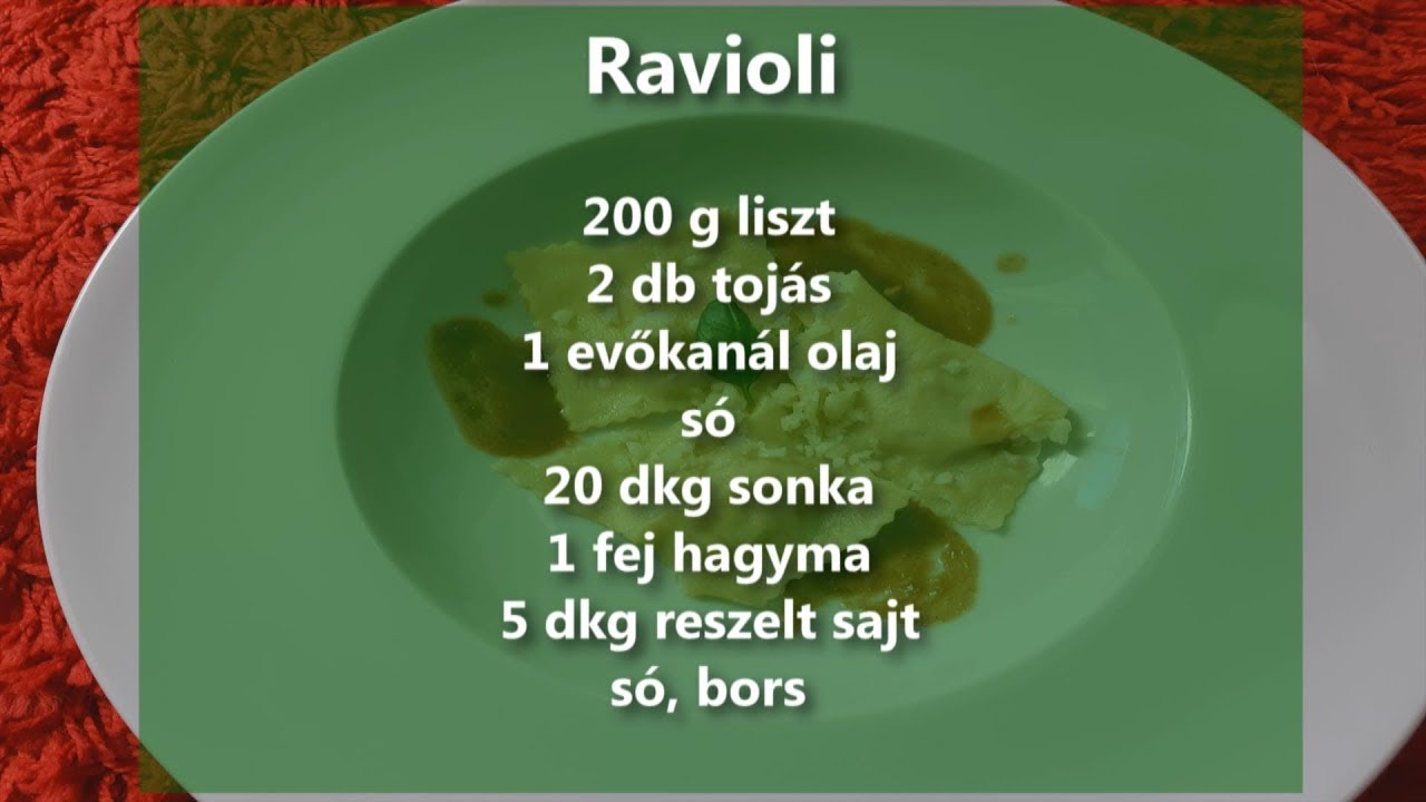 Ízelítő 26. Ravioli