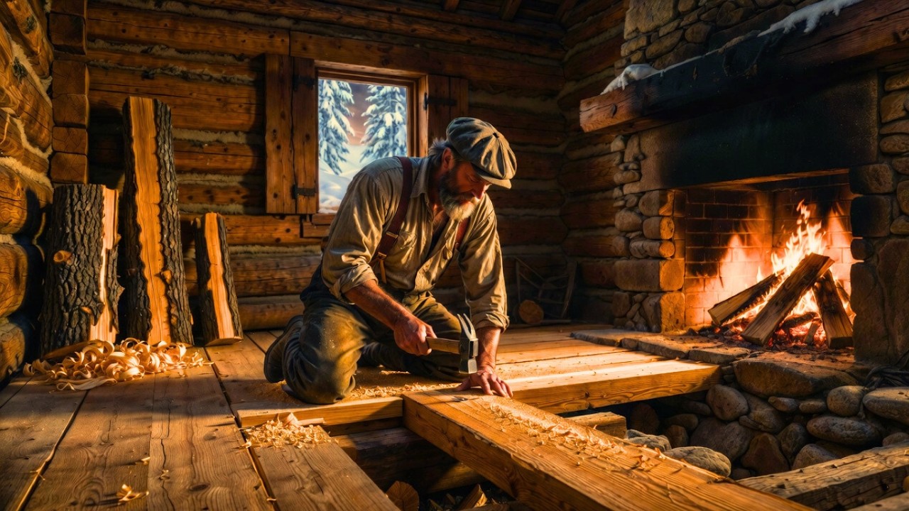 Neighbors Laughed When He Built Three Floors In One Cabin—Until They Saw Top Stayed 68° Warmer