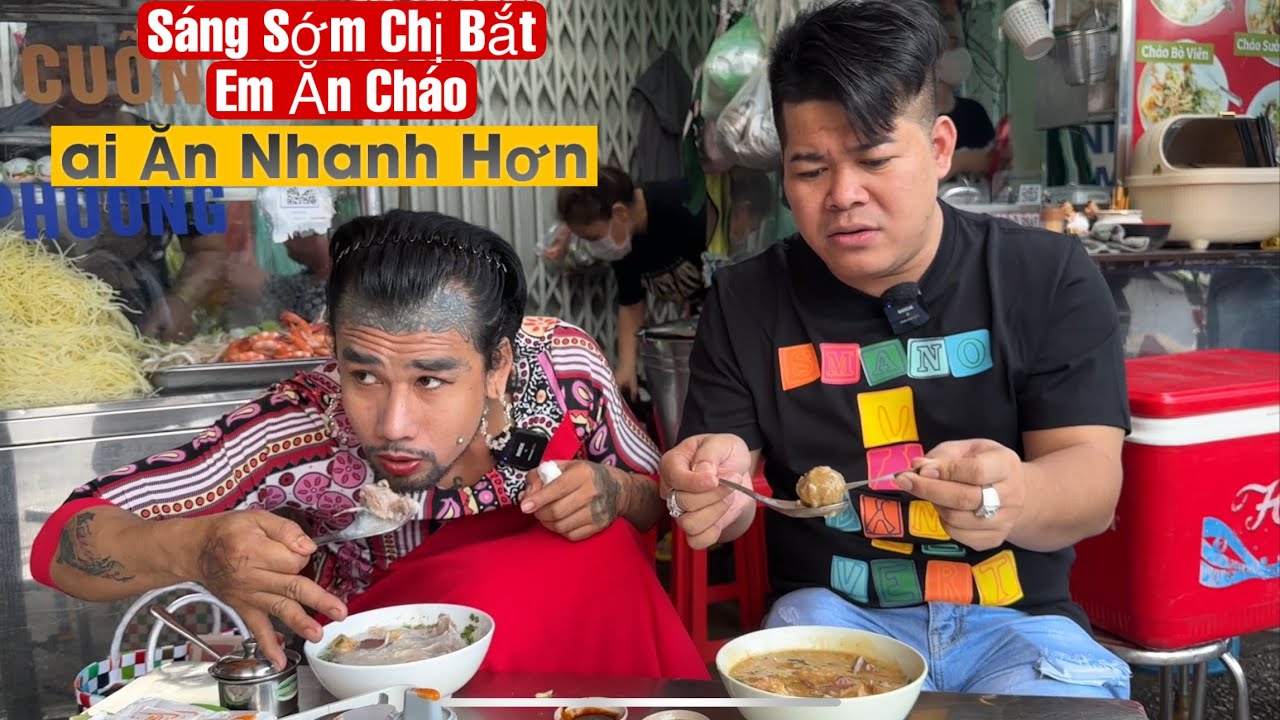 Đại Chiến Cháo Bò Viên Cùng Thu Phương Và Sơn Kha Lai