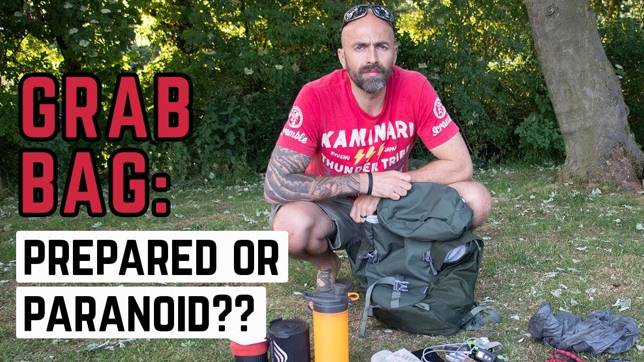 Royal Marine Veteran's GRAB BAG: Prepared or Paranoid? SURVIVAL BAG... EMERGENCY USE ONLY