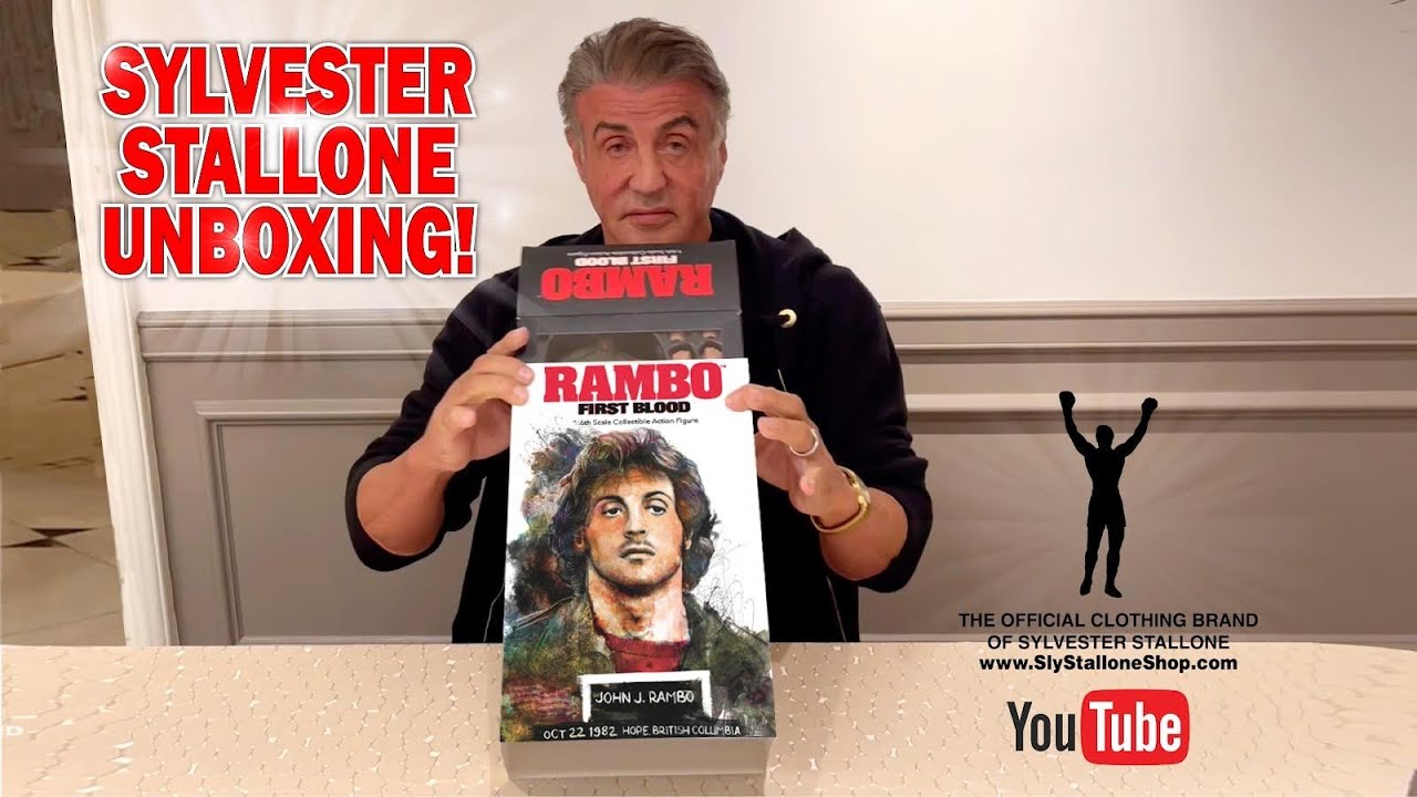 Sylvester Stallone Unboxing John James Rambo Sixth Scale Action Figure - First Blood Series
