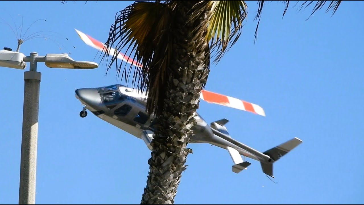Actual Crash - Bell 222 (N222EX) Helicopter Crash while arriving for Cars 'N Copters Event 2025