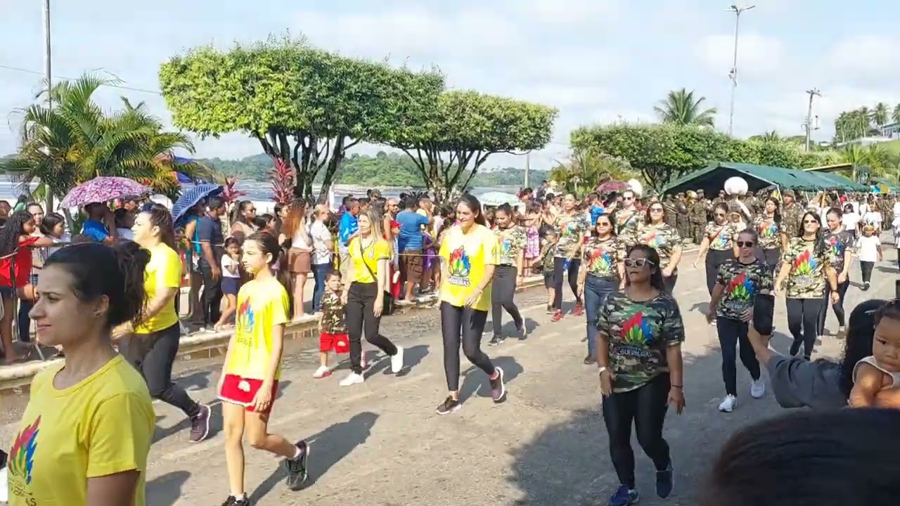 Arthur foi ao desfile de 7 de Setembro em São Gabriel da Cachoeira. #independenceday