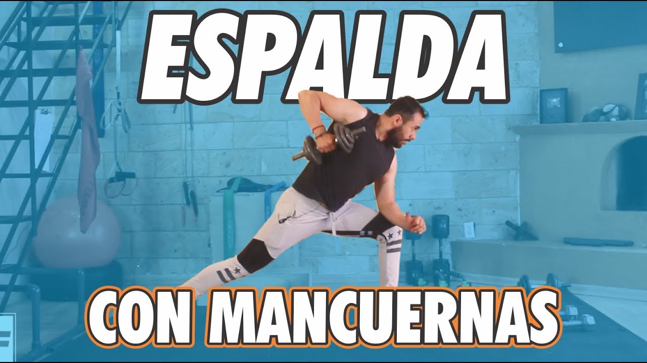 Rutina de Espalda con Mancuernas // ELIMINA ROLLITOS