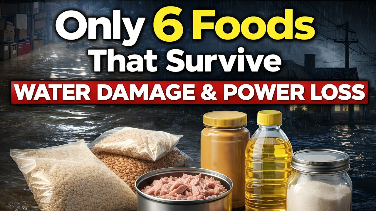 Only 6 Foods That Survive Water Damage & Power Loss