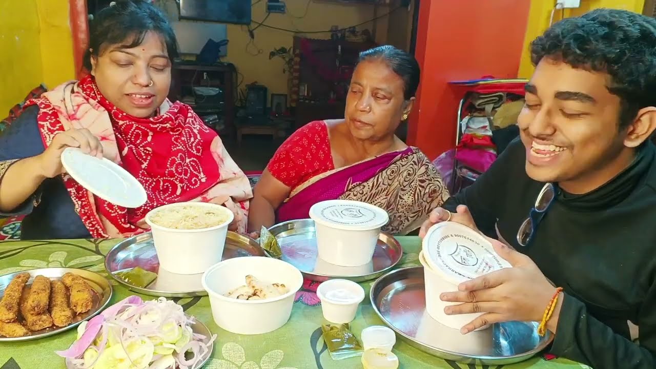 Big bites Eating Mutton Biryani Chicken tikka malai kebab 🍢🥙 Fishfinger| Mukbang|ASMR 