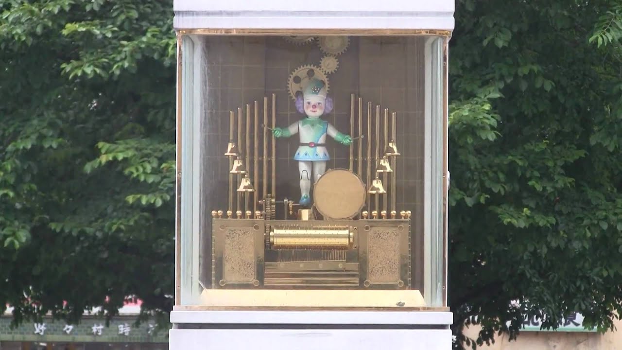 岡谷市役所からくり時計塔