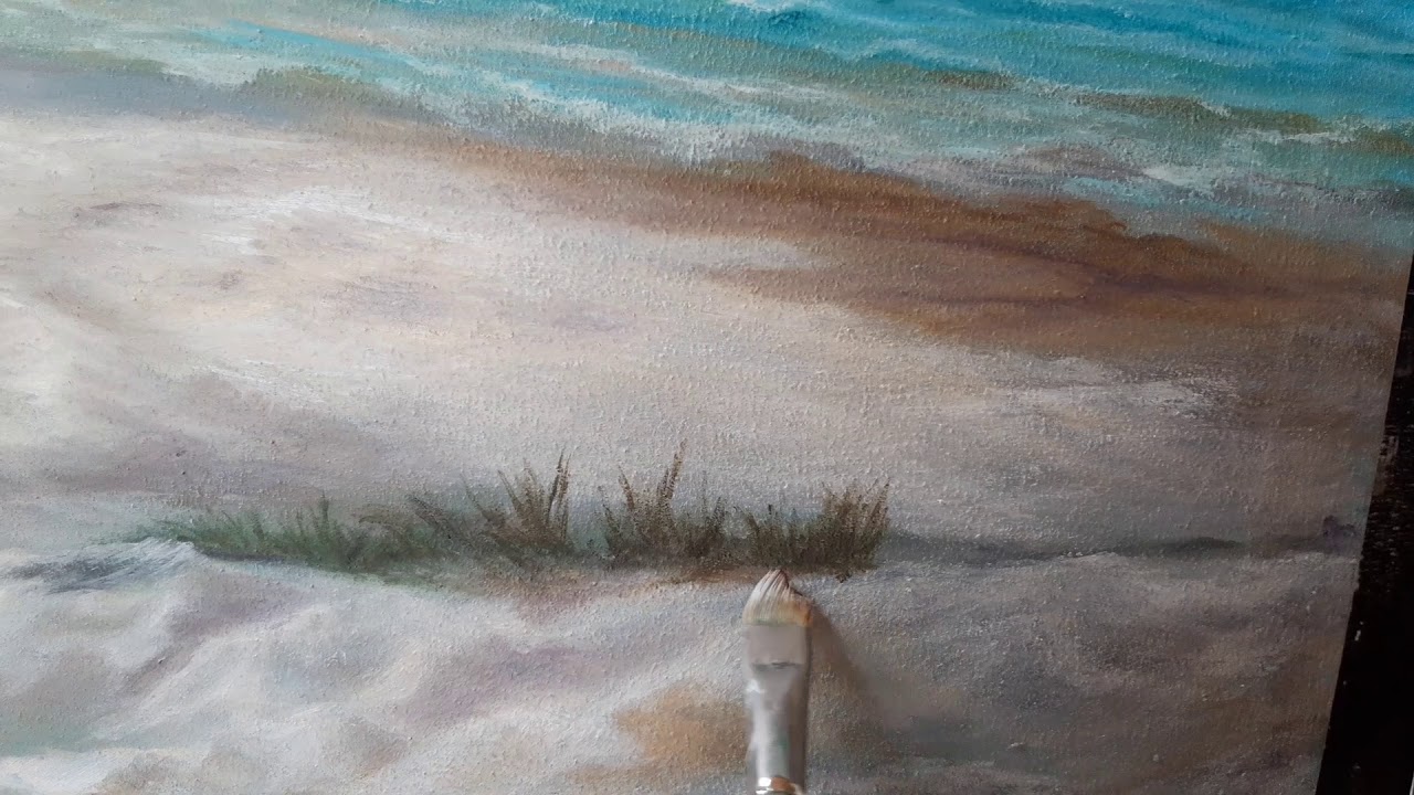 la arena de la playa