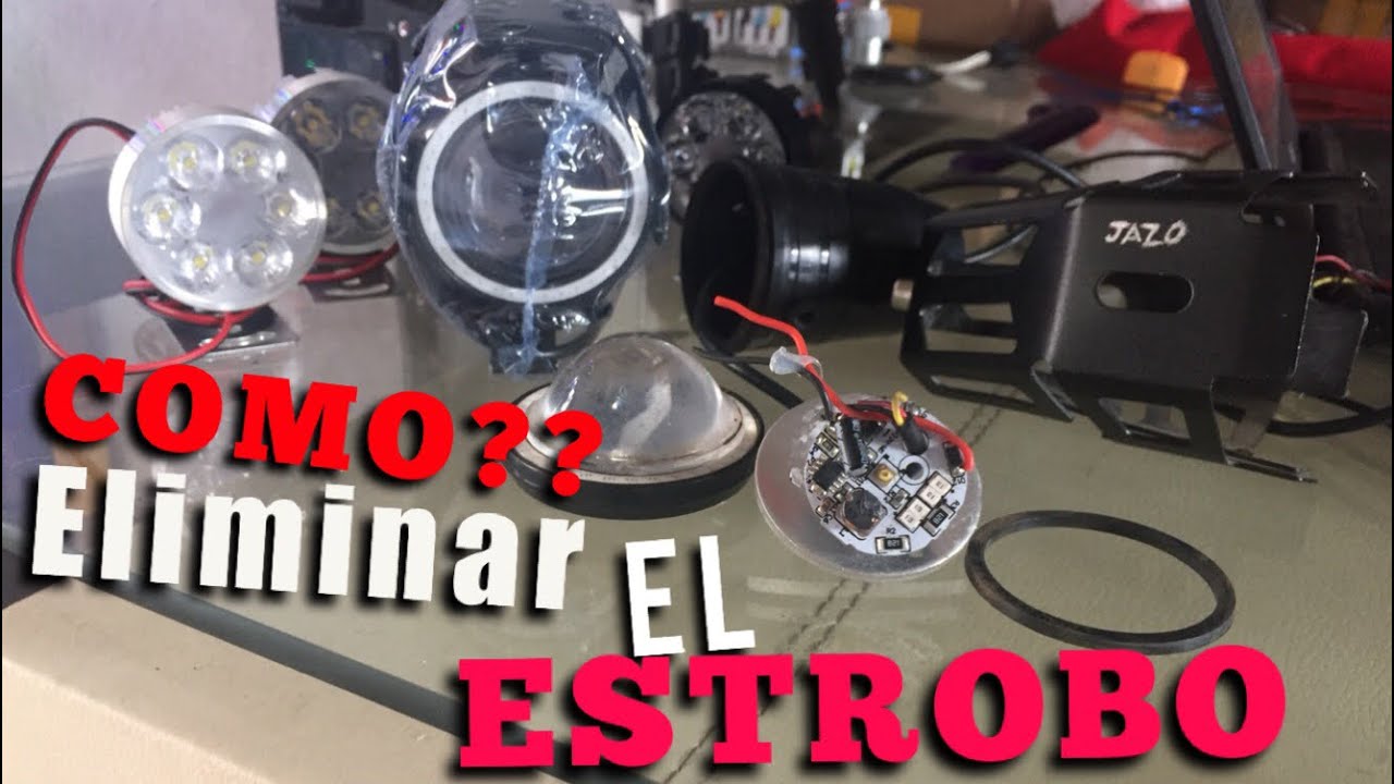 Como QUITARLE El Estrobo a Las Exploradoras U7 ó U5 LED (ORIGINAL) Para Motocicletas / MERCADO LIBRE