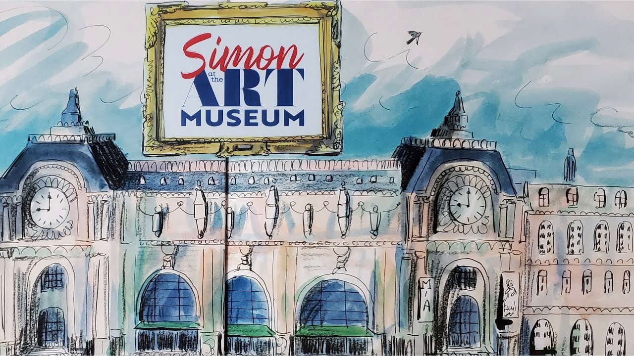 Simon at the art museum - a read out loud story book