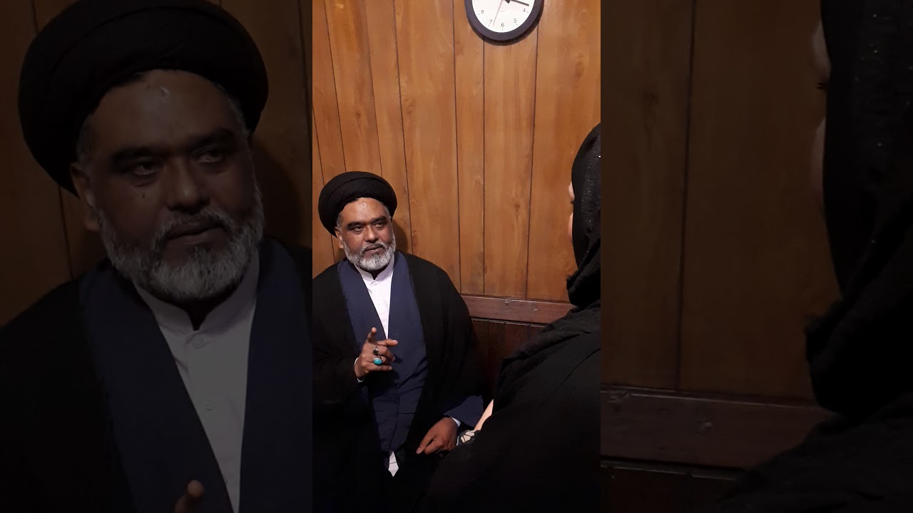 Christian lady converted to Shia Islam- Shahada by HIWM Fida Hussain Bukhari - United kingdom