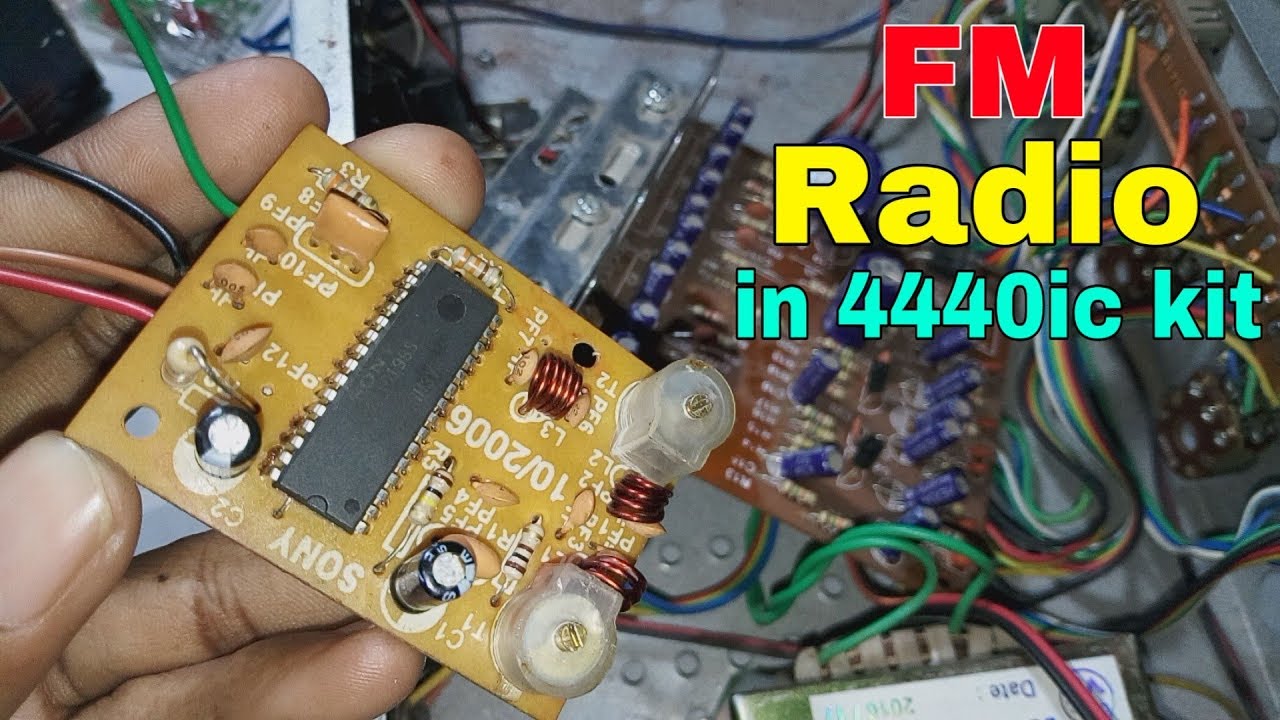 FM Radio kit wiring in 4440ic Amplifier kit in Hindi  !!!
