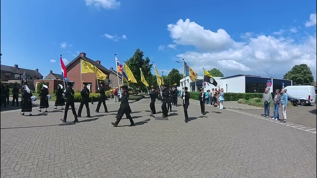 Optocht Bondsfeest Schuttersbond Eendracht Maakt Macht 2025 Ospeldijk