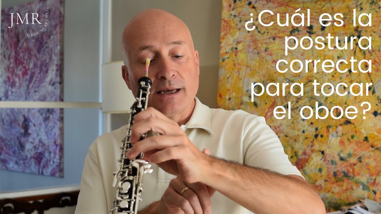 ¿Cuál es la postura correcta para tocar el oboe?