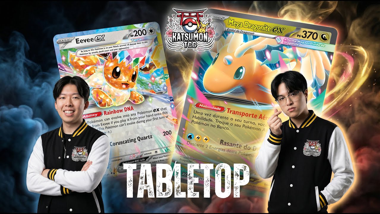 MEGA DRAGONITE é a peça que faltava no EEVEEBOX? | TABLETOP Pokémon TCG