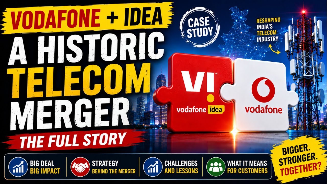 Vodafone + Idea Merger: India's Biggest Telecom Deal Explained Simply