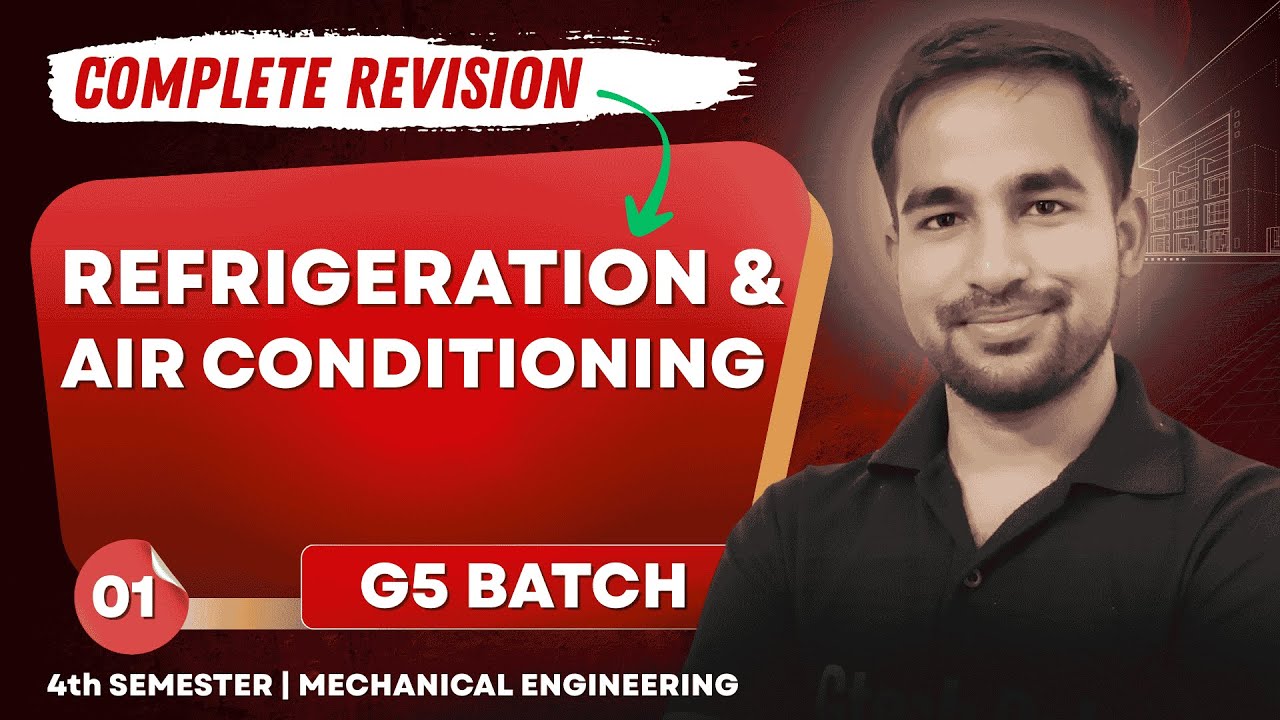 R.A.C. | Lecture-01 | G5 Batch | BTEUP | Mechanical Engineering @gtechpoly​