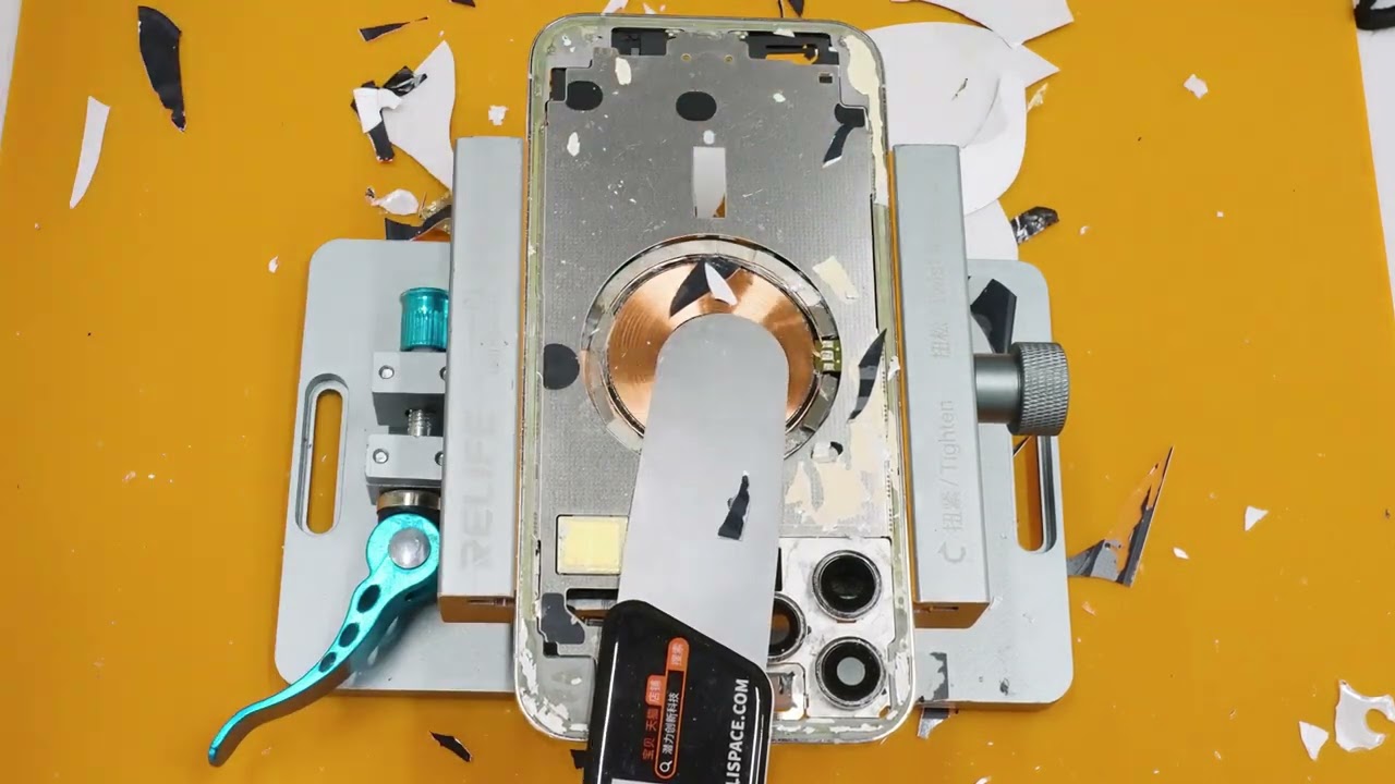 iphone12ProMax更换原装后玻璃（Replace the original rear glass of iPhone 12 Pro Max）