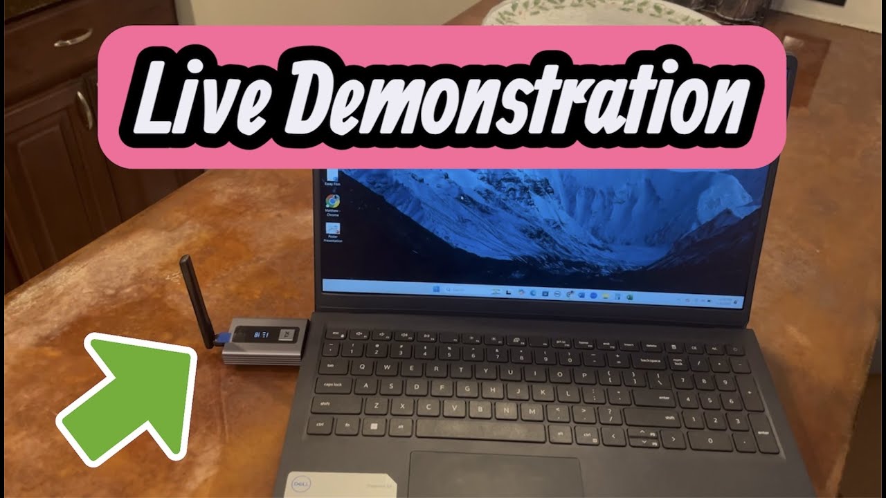 Live Demonstration of How it Works - WIRELESS HDMI