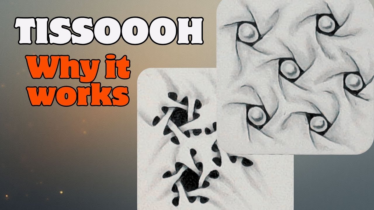 Tissoooh Zentangle Pattern Deep Dive | Step-by-Step 3D Shading Tutorial