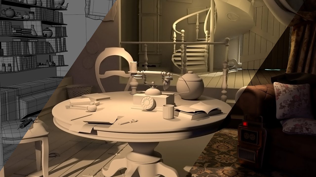 3D Modeling and Look Dev Demo Reel - The Call by Amandine Ducloux