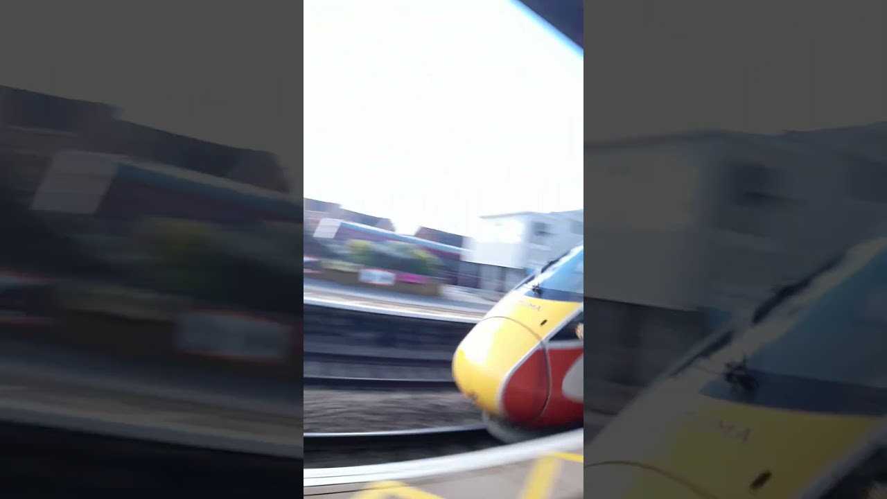 801204 Passing Grantham Station