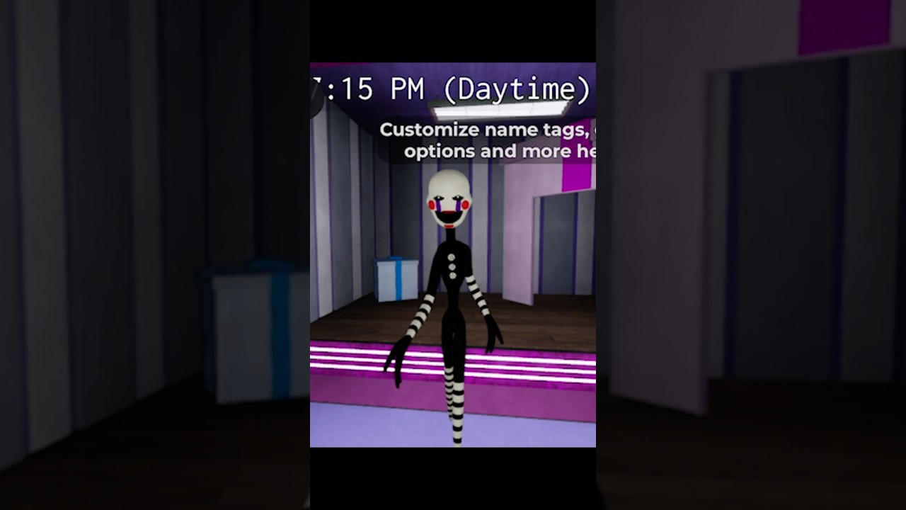 Unlocking puppet in fredbears mega roleplay!! #roblox #fnaf