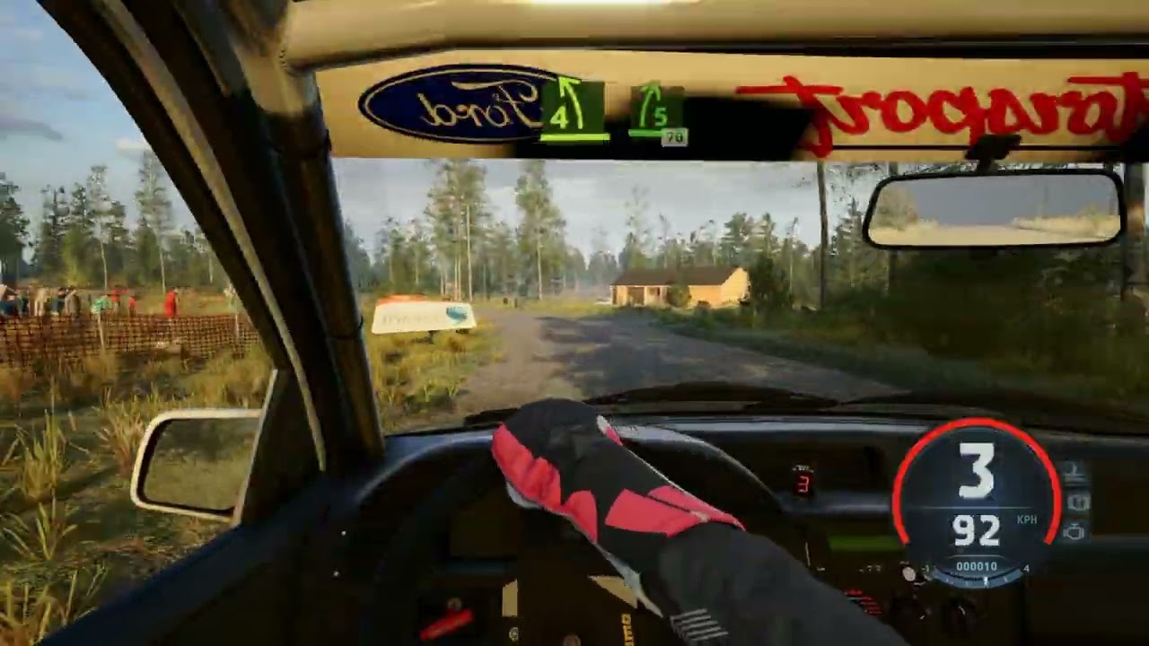 Let's drive EA WRC Ford Escort RS Cosworth at Leustu Finland.