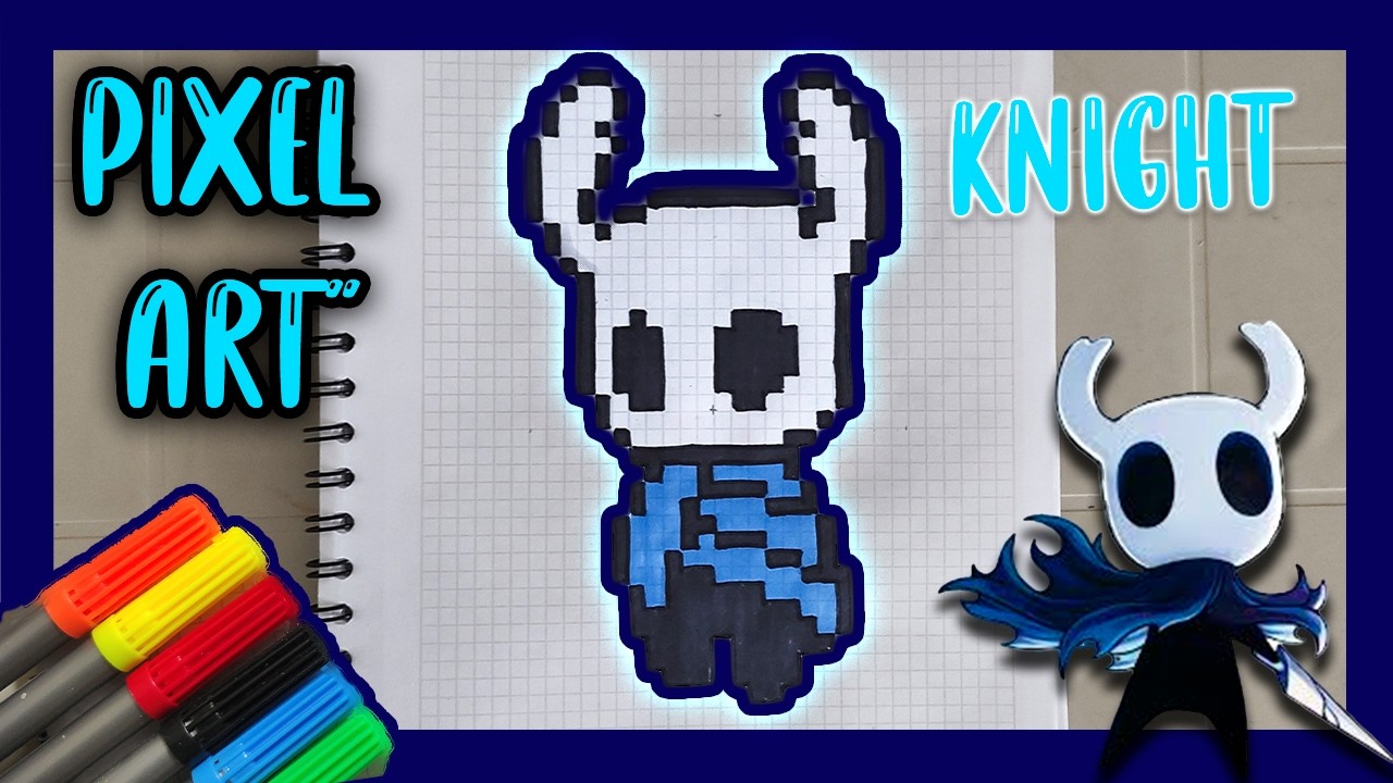Crea un PIXEL ART HollowNight en solo 10 Minutos!