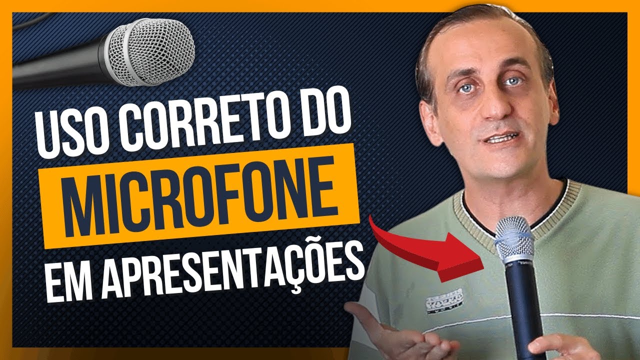 Oratória: Como usar corretamente o microfone em palestras e apresentações