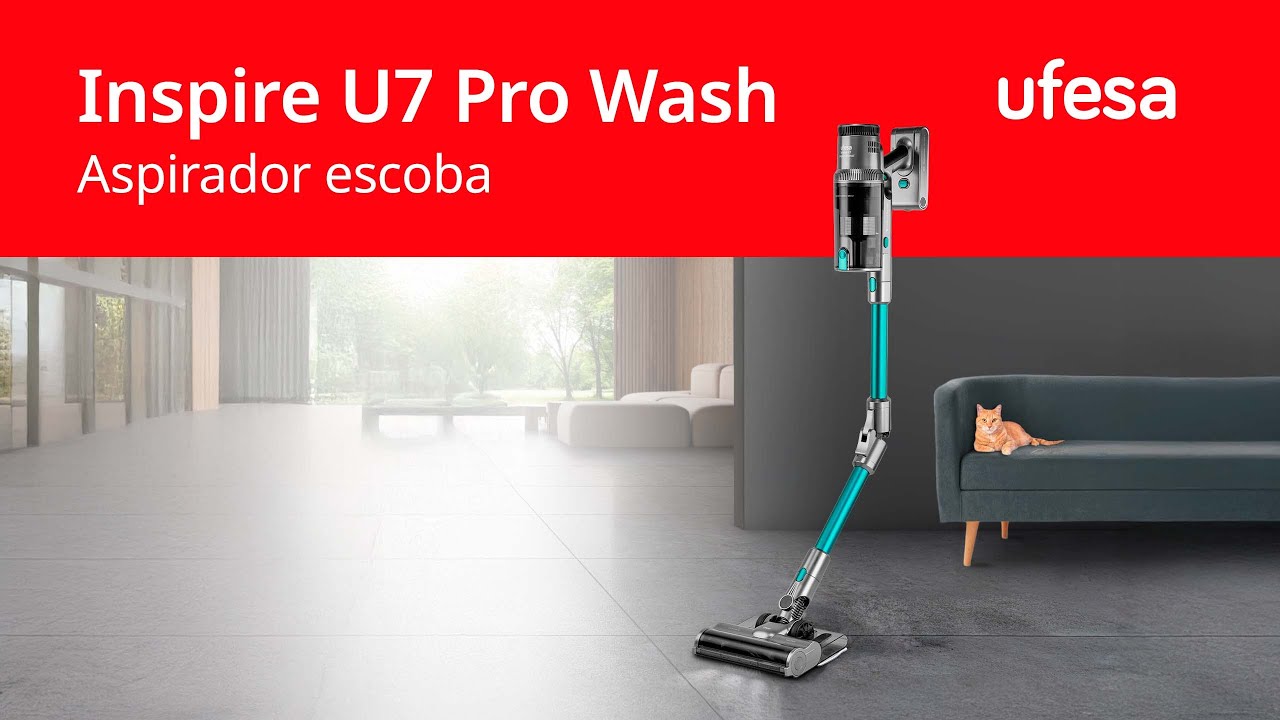 Aspirador Escoba Ufesa Inspire U7 Pro Wash