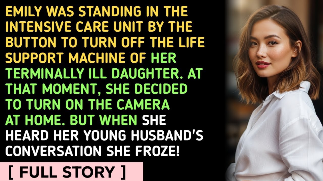 EMILY WAS STANDING IN THE INTENSIVE CARE UNIT BY THE BUTTON TO TURN OFF THE LIFE SUPPORT MACHINE OF 