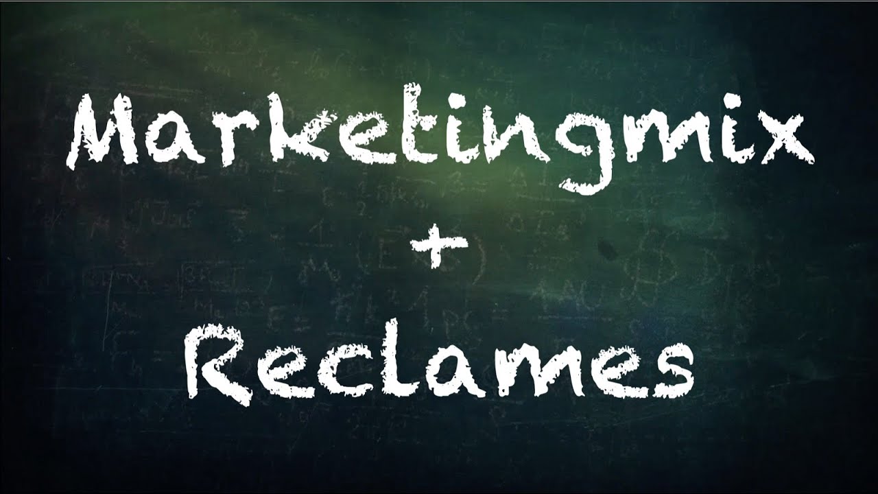 Marketingmix, commerciële reclame en ideële reclame - economie vmbo