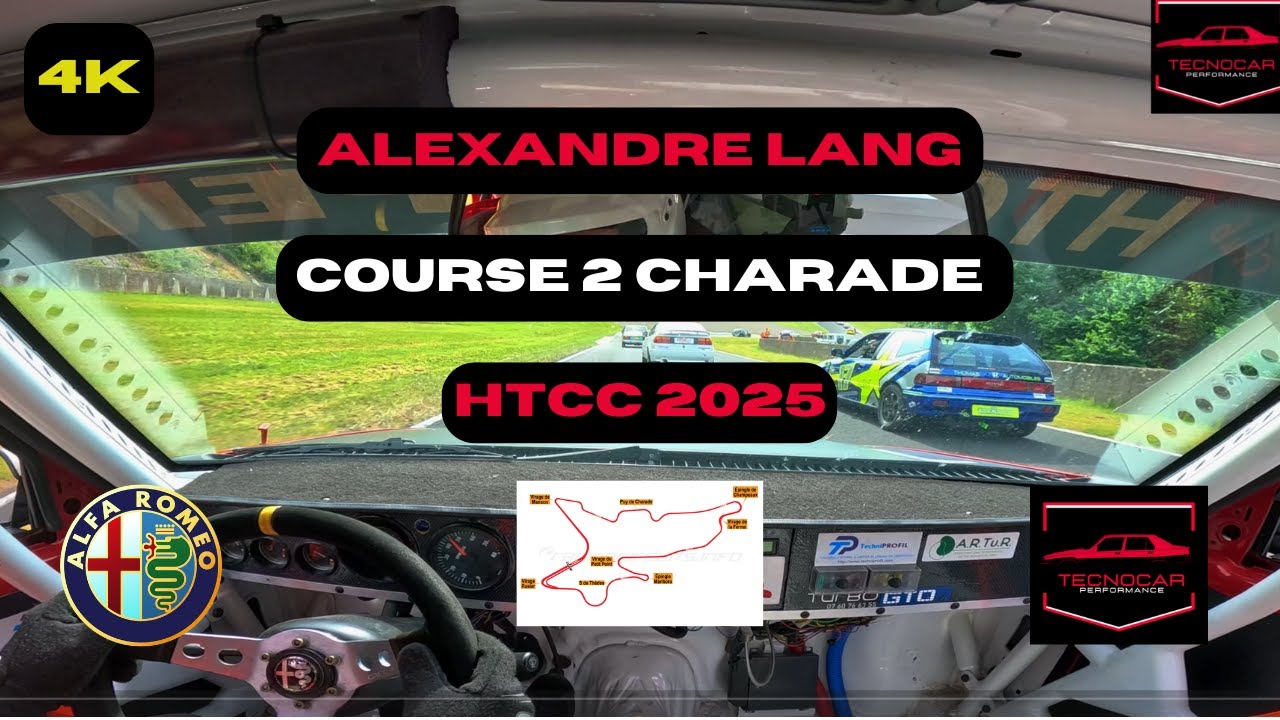 COURSE 2 CHARADE HTCC 2025 ALFA 75 TURBO ET GROSSE SURPRISE !! TROPHEE DES VOLCANS