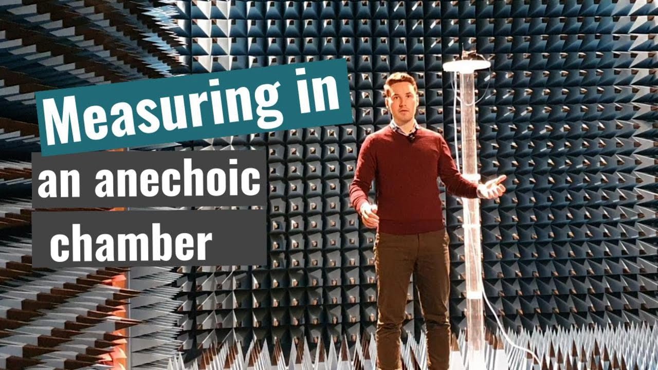 Measuring in an anechoic chamber