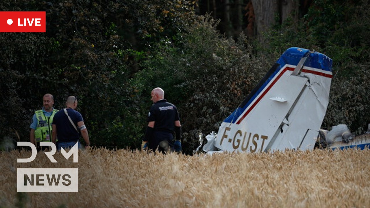 LIVE: Emergency Services at Scene of Deadly Light Aircraft Crash in France | DRM News | AP1F