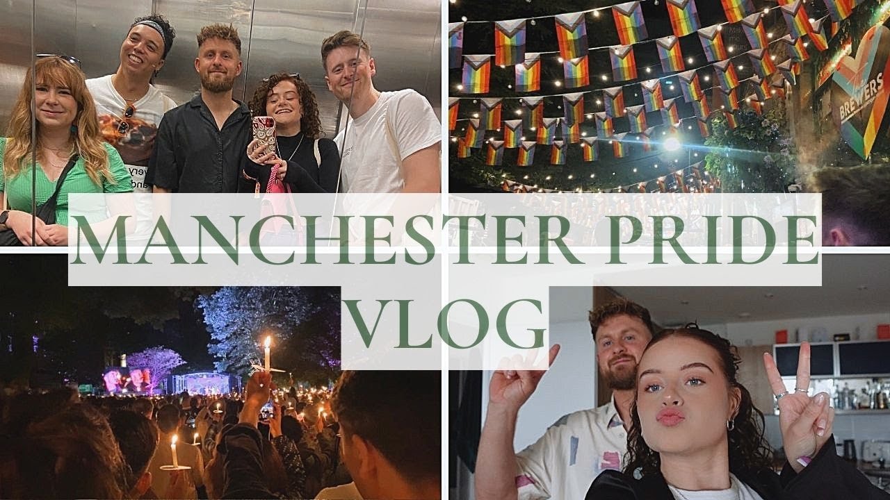 Manchester Pride Vlog | parade, candlelit vigil, celebrating the festival & more | 2023