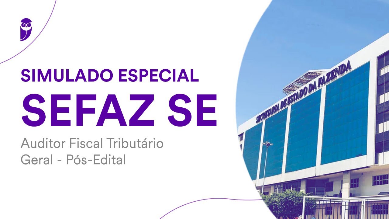 Simulado Especial SEFAZ SE - Auditor Fiscal Tributário - Geral - Pós-Edital - Correção