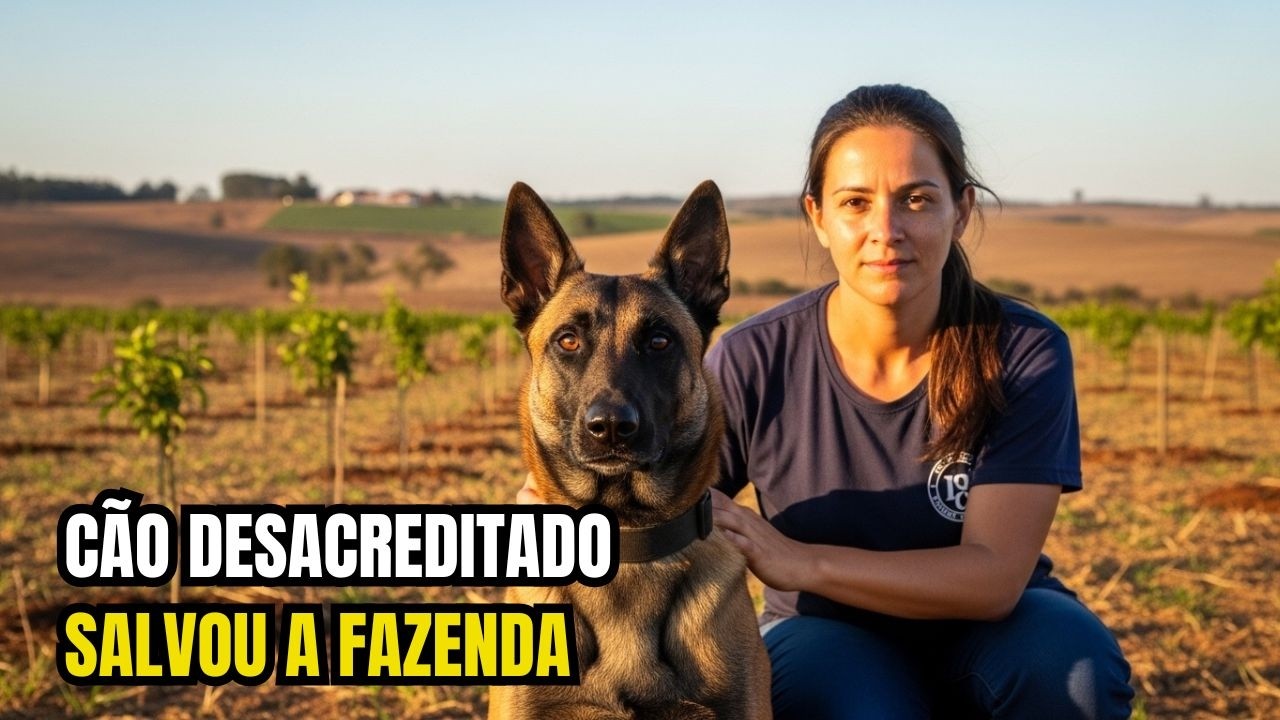 Disseram Que O Cão Policial Aposentado Era Inútil — Até A Mulher Ler A Coleira E Congelar
