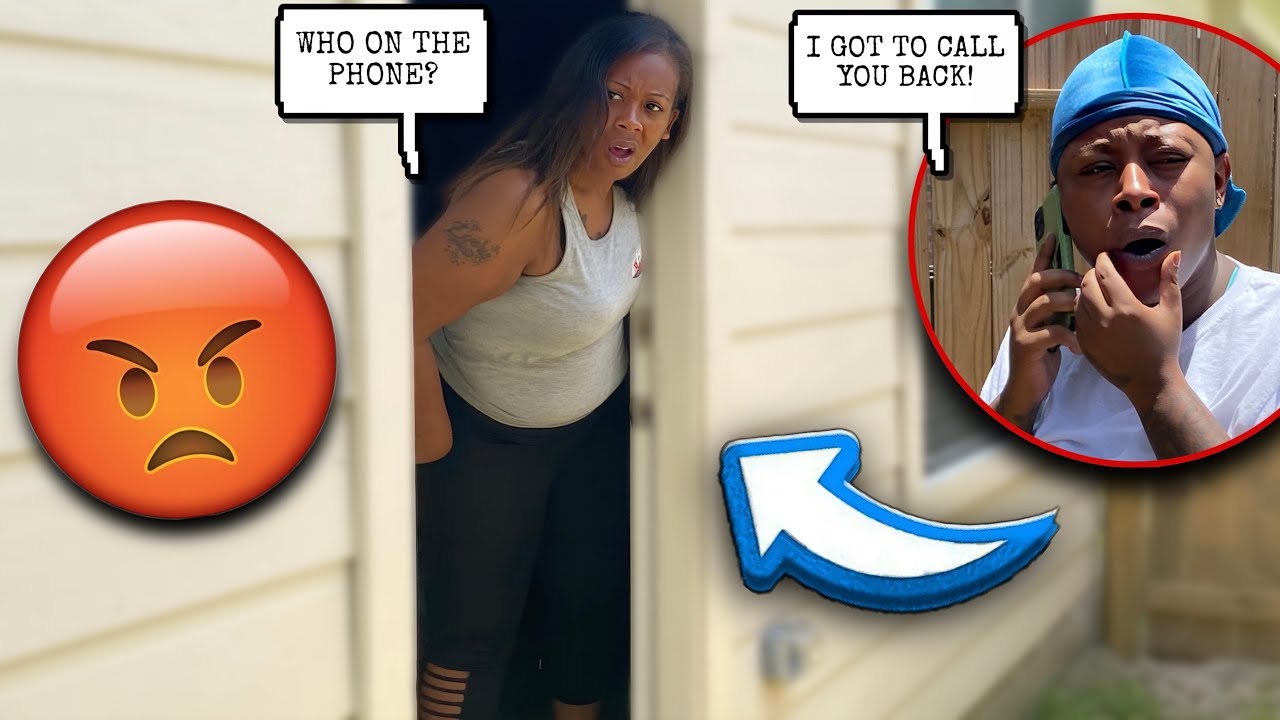 GETTING A CALL FROM MY SNEAKY LINK THEN RUNNING OUT THE DOOR PRANK!