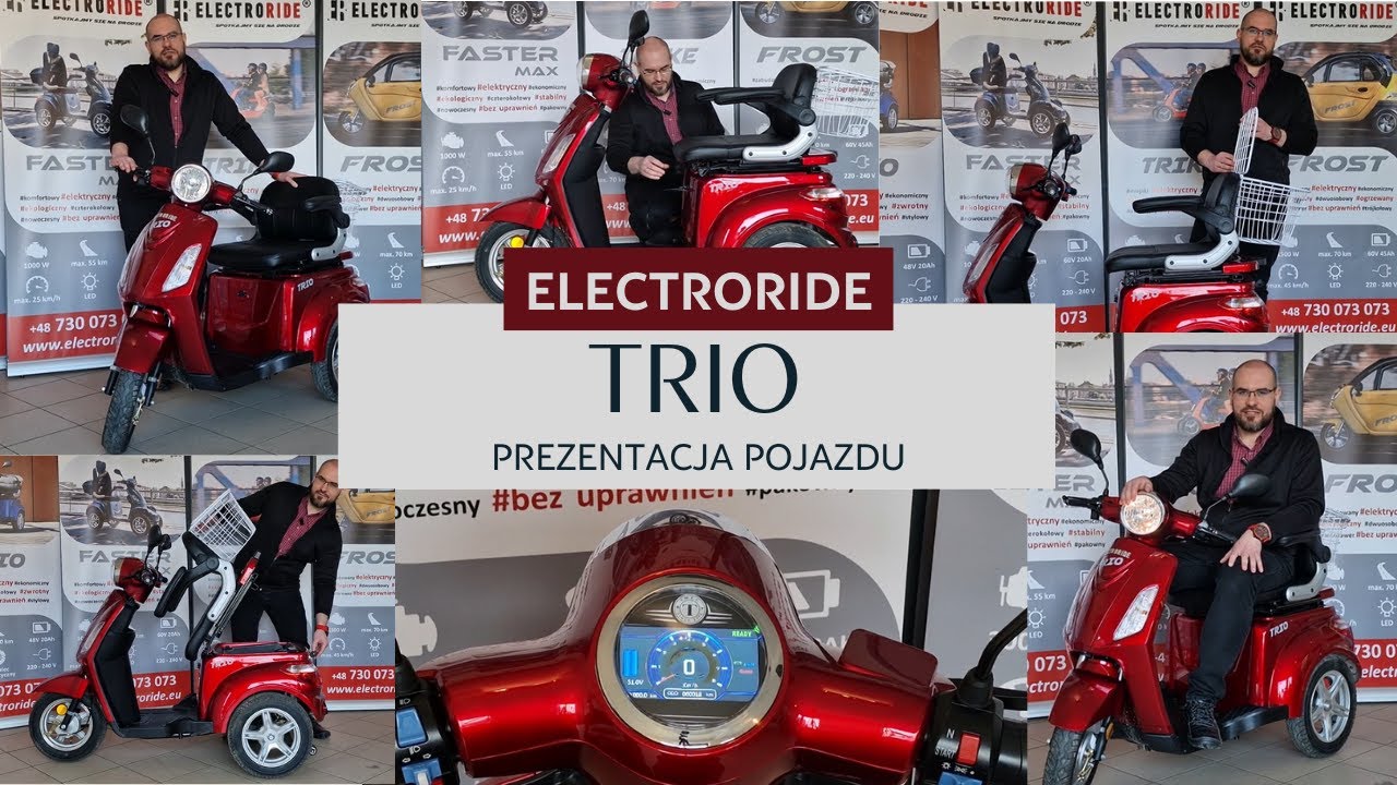 ELECTRORIDE TRIO - trójkołowy pojazd elektryczny