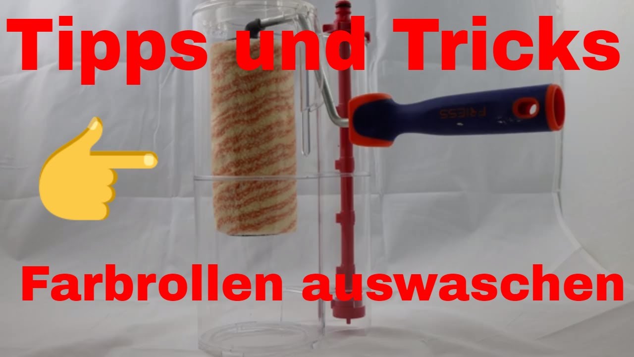 Farbrollen schnell und einfach auswaschen  -  Frag Maler Vlog