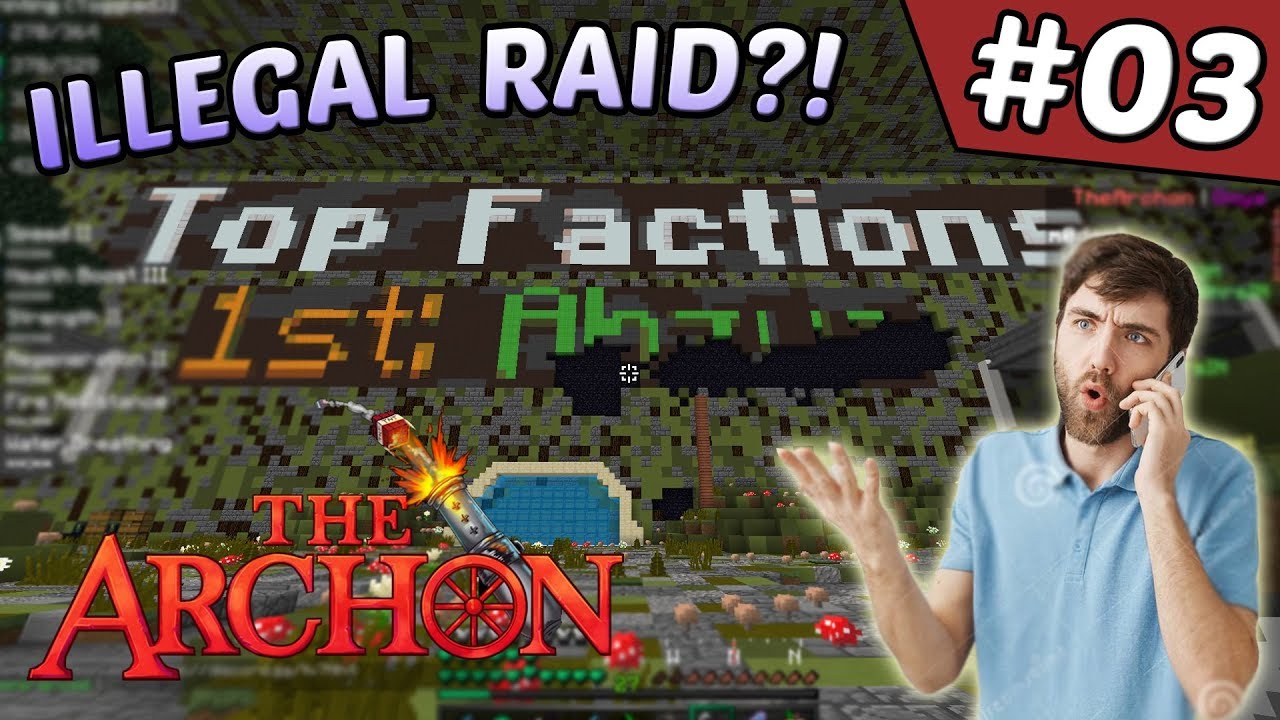 Raiding F TOP #1 Gets Us Disbanded!!!? | Archon Onyx #3 (Minecraft Factions)
