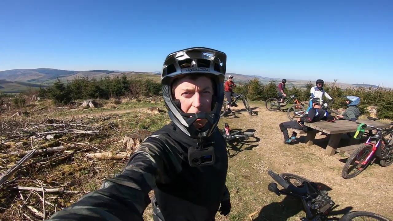 New trail 'Miss Piggy' at Cademuir April 2025