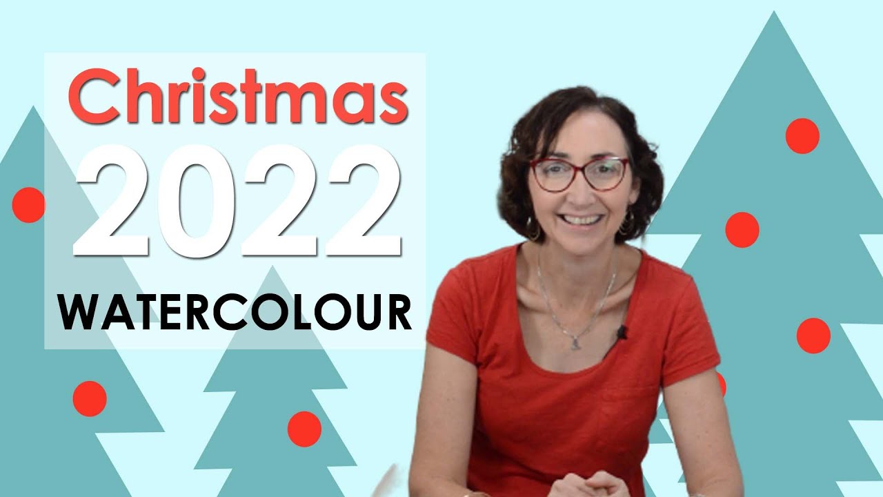 How to Make 5 Watercolor Christmas Cards Easy Peasy | Same But Different Card Series 2022 #6